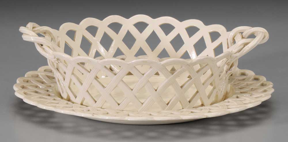 Fine Wedgwood Creamware Basket,