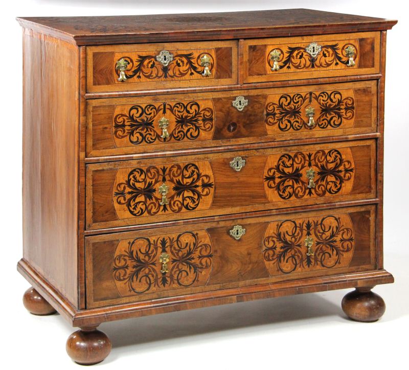 Fine William and Mary Marquetry