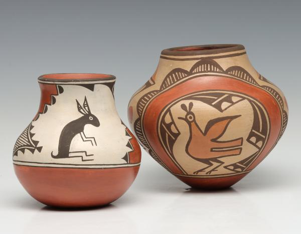 FINE ZIA POTTERY SIGNED V.A. PINO