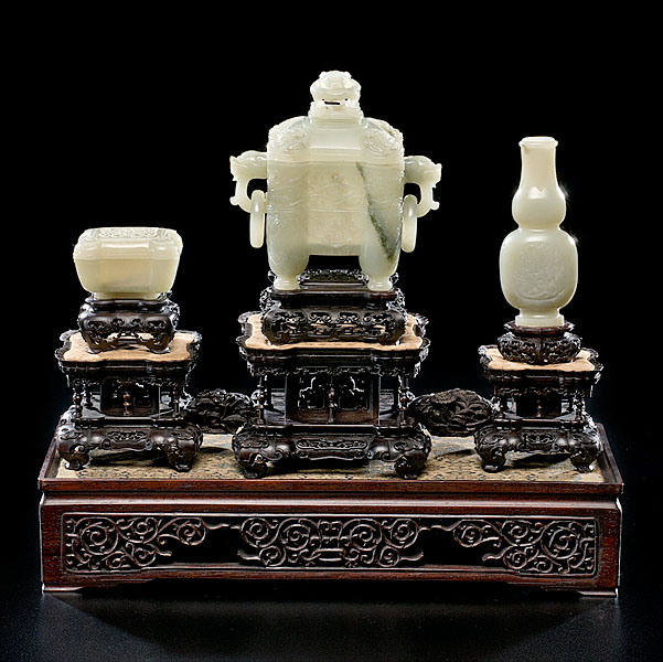Finely Carved and Rare Pale Celadon