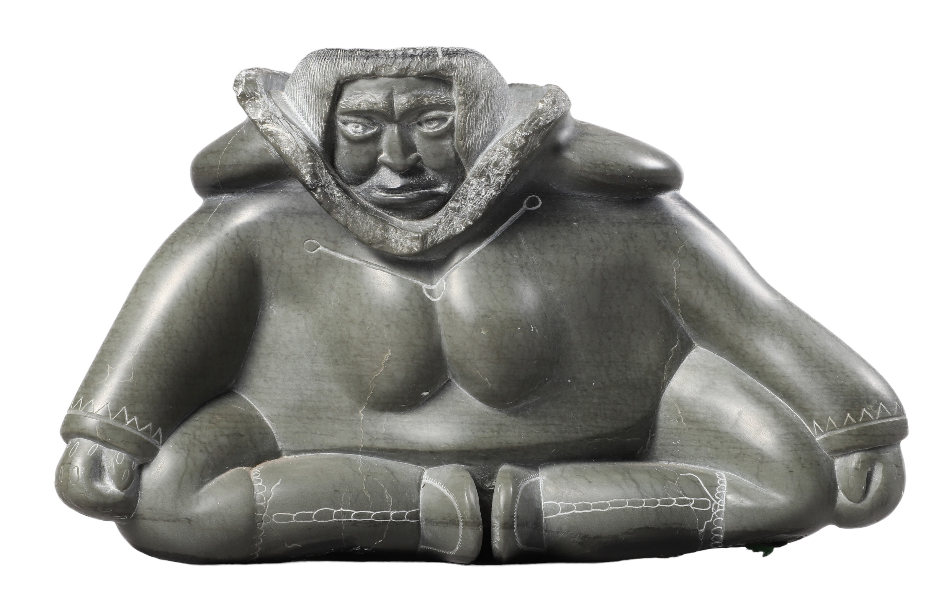 Finely carved Canadian soapstone