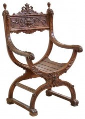 FINELY CARVED FRENCH DAGOBERT