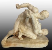FINELY CARVED GRAND TOUR MARBL