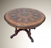 FINELY CARVED & INLAID GERMAN