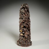 FINELY CARVED, INLAID MEIJI OK