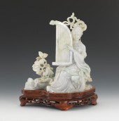 Finely Carved Jadeite Female F