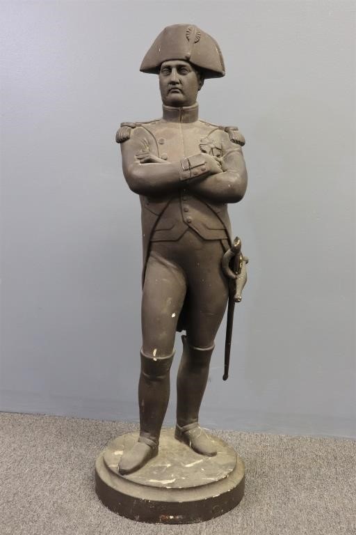 Finely carved wood standing