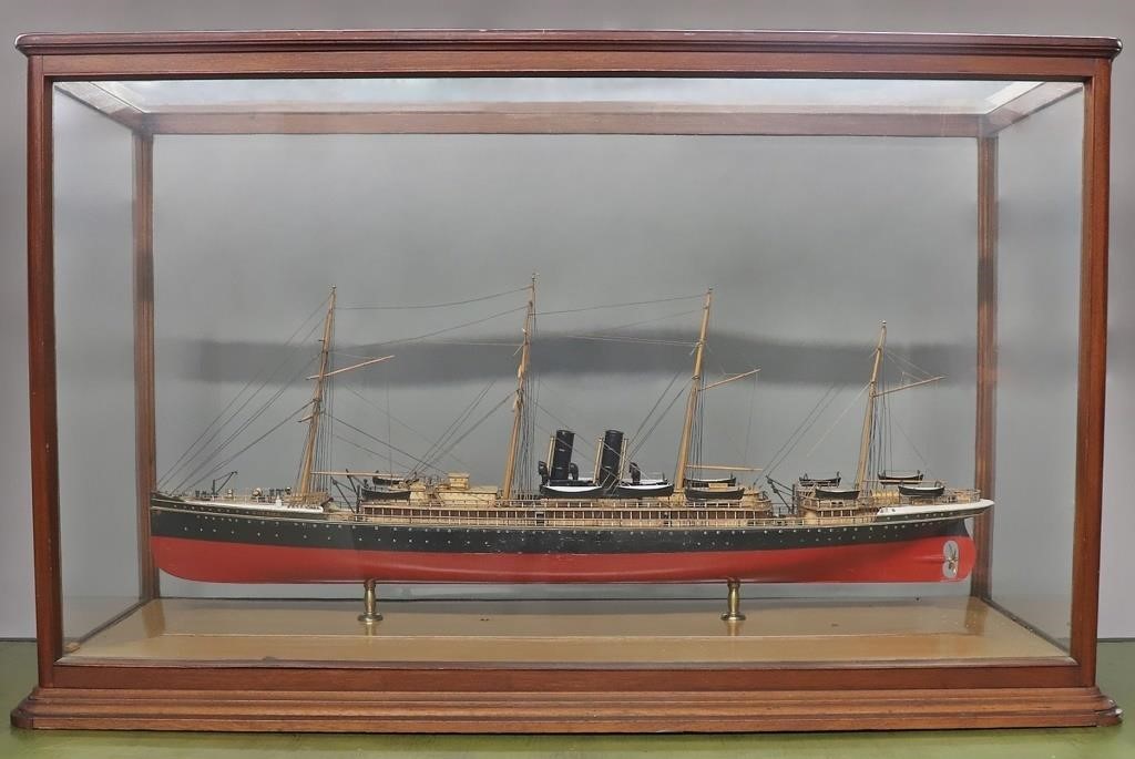 Finely detailed wood model of the