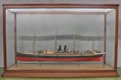 Finely detailed wood model of
