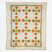 FINELY HAND QUILTED COTTON BEA