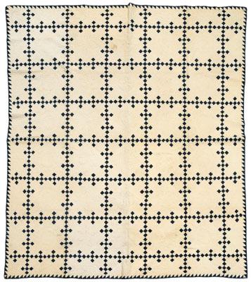 Finely stitched pieced quilt,