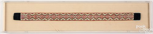 FINELY WOVEN CREE INDIAN BELT,