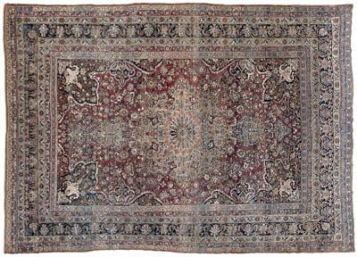 Finely woven Kermanshah rug,