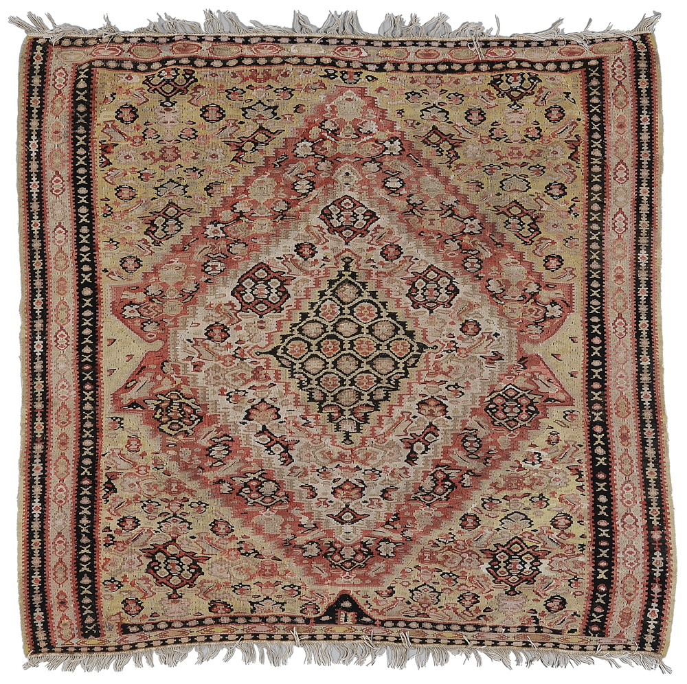 Finely Woven Sennah Kilim Rug