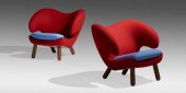 Finn Juhl. Pelican chairs, pai