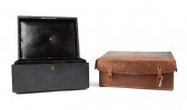 FINNIGANS BLACK LEATHER STATIO