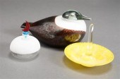 FINNISH OIVA TOIKKA GLASS DUCK