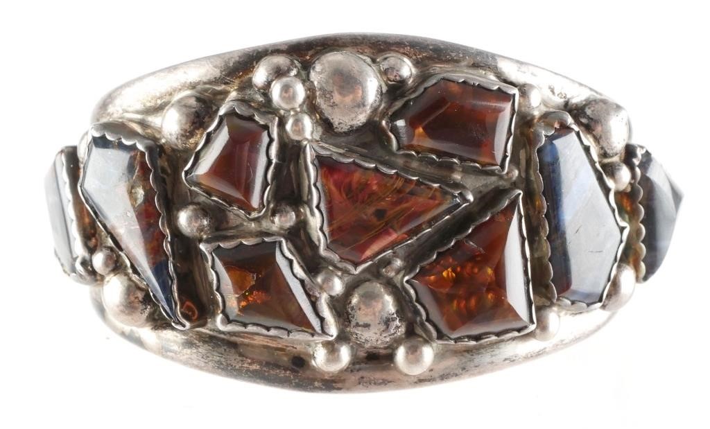 FIRE AGATE E&C FIERRO CUFF