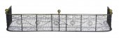 FIRE FENDER, 19TH C., IRON SCR