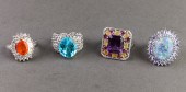 FIRE OPAL AMETHYST OPAL QUARTZ