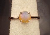 FIRE OPAL AND FOURTEEN KARAT R