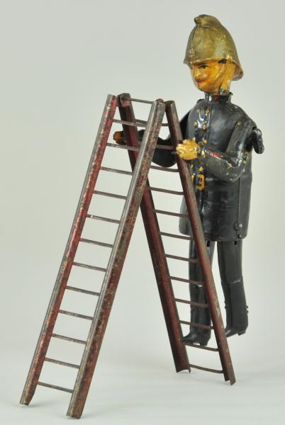 FIREMAN FIGURE ON LADDER Martin