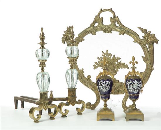 FIREPLACE ENSEMBLE.  European  late