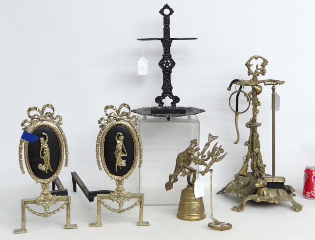 Fireplace lot including pair