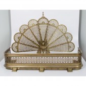 Fireplace Screen Brass Fender