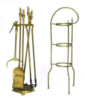 FIREPLACE TOOL SET TOGETHER WI