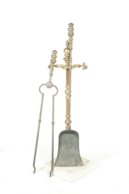 FIREPLACE TOOLS AND STAND. 