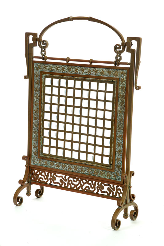 FIRESCREEN.  American  late 19th