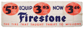 FIRESTONE TIRES LARGE CANVAS S