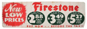 FIRESTONE TIRES "NEW LOW PRICE
