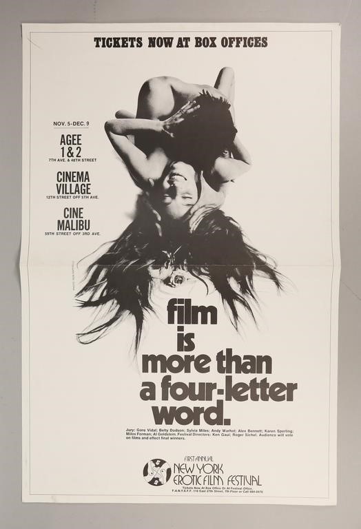 FIRST ANNUAL NEW YORK EROTIC FILM