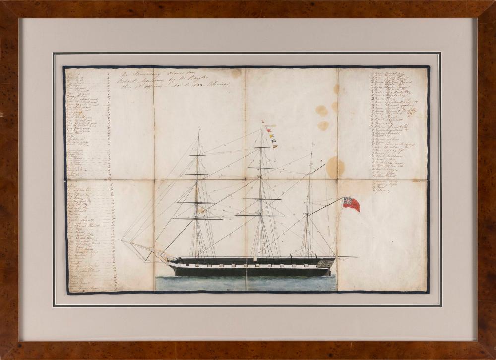FIRST OFFICER BAYLIS (CIRCA 1833,),