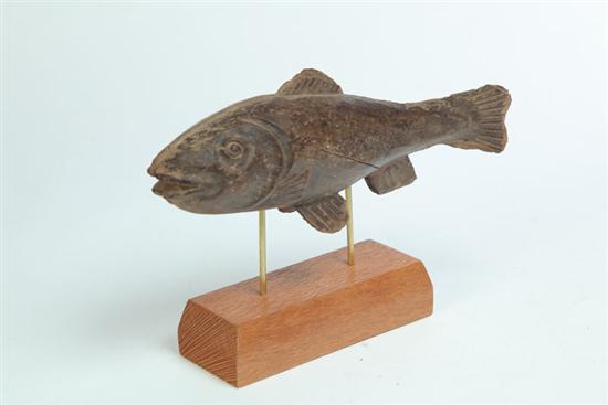 FISH CARVING.  Possibly American 