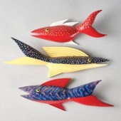 FISH CARVINGS BY MARK ROBICHAU