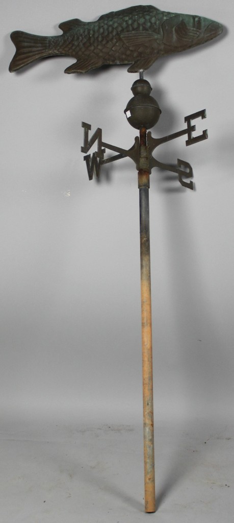 FISH WEATHER VANE L: 25 1/2