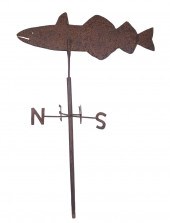 FISH WEATHERVANE Torch cut pla