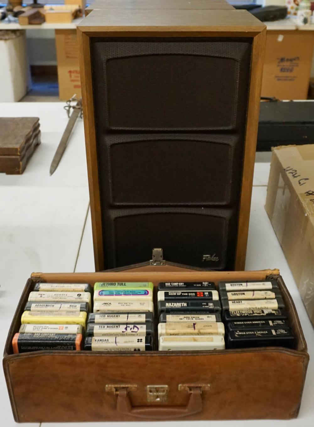 FISHER MC-3010 8-TRACK PLAYER AND