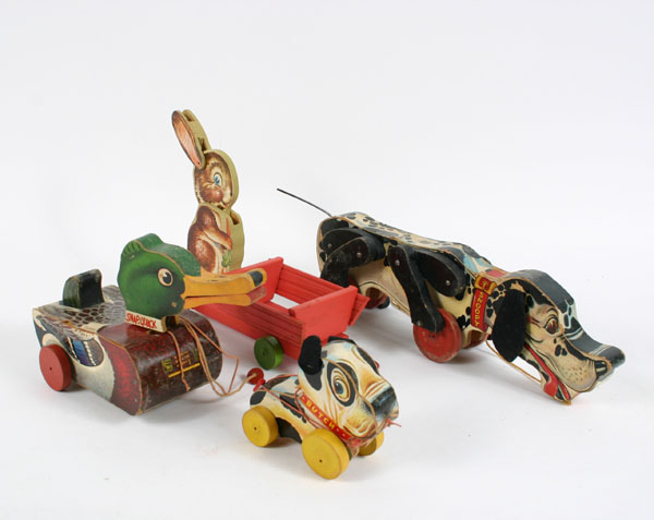 Fisher Price pull toys: Snoopy dog,