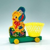 FISHER PRICE WOODEN PULL TOY E
