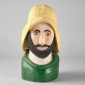 FISHERMAN CARVING BY ELI WHITE