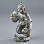 FISHERMANGrey stone, signed El