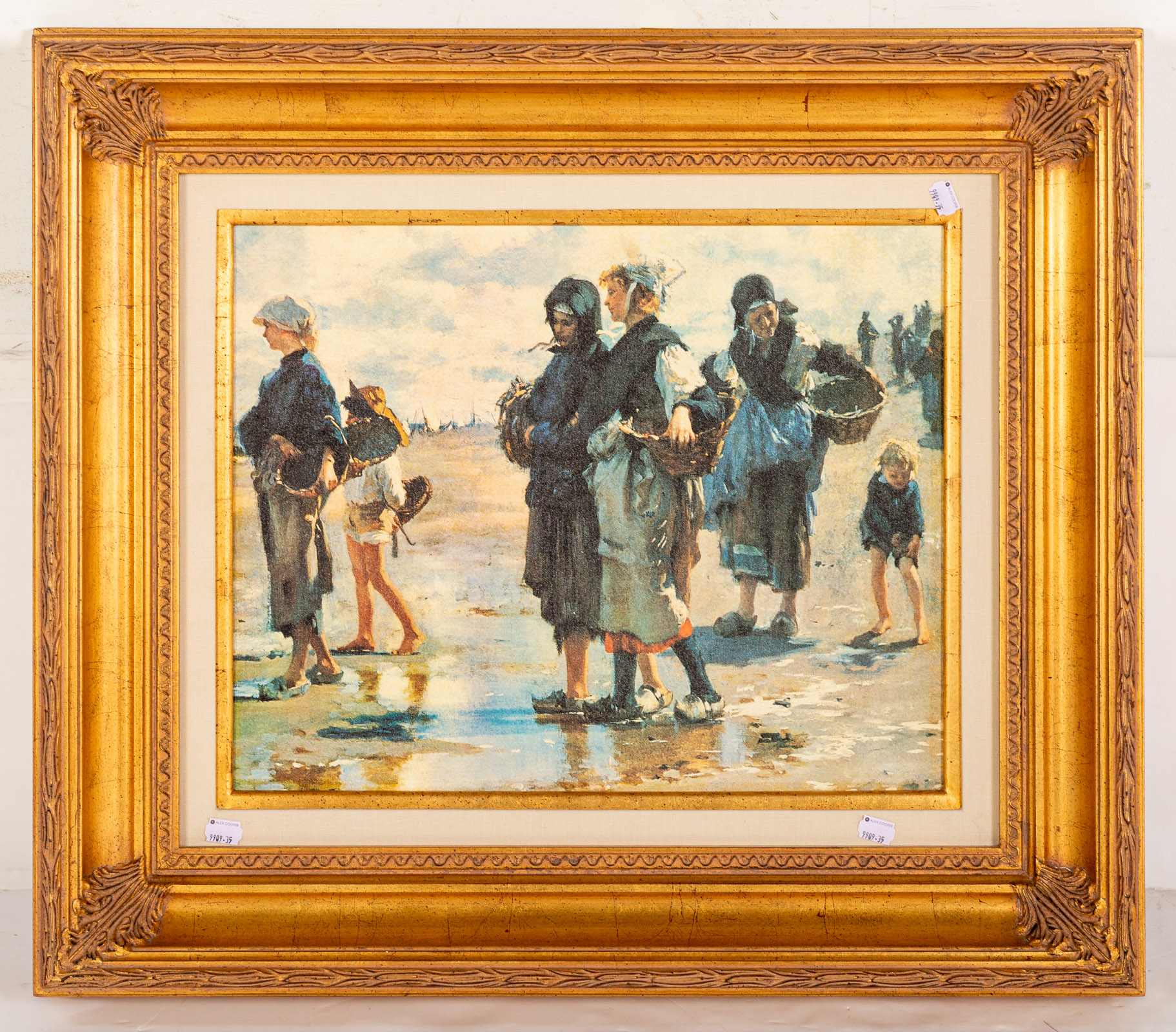 FISHERWOMEN GATHERING, COLOR