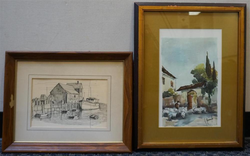 FISHING HOUSE, AND SHEPHARD WITH