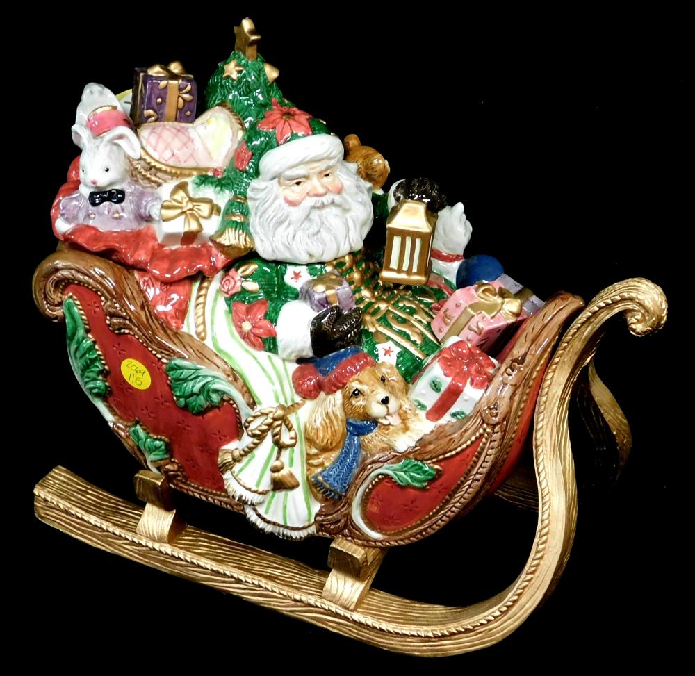 FITZ AND FLOYD DAMASK HOLIDAY