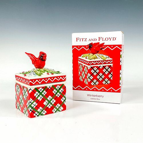 FITZ AND FLOYD LIDDED BOX,