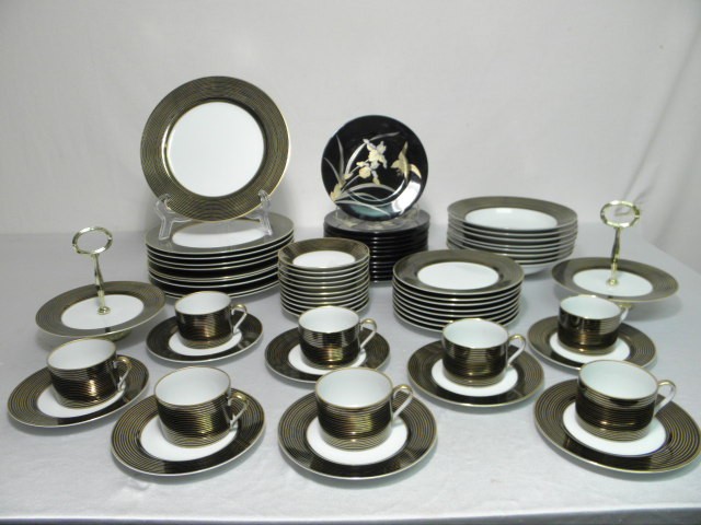 Fitz and Floyd porcelain gilt